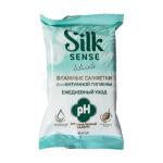 Silk Sense 15шт влажные салфетки для интимной гигиены Кокосовая вода