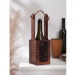Ящик для вина Adelica «Венето», 34*10,5*10,2 см, цвет тёмный шоколад