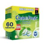 Таблетки для ПММ Clean&Fresh 20гр.Растворимая оболочка; 60 шт