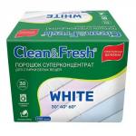 Порошок Суперконцентрат для Стирки белых вещей Clean&Fresh, 900 г.