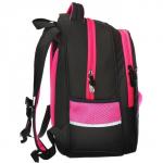 Рюкзак школьный, 40 х 33 х 19 см, эргономичная спинка, Stavia "Аниме", чёрный/фиолетовый