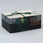 Коробка для капкейка, кондитерская упаковка, 6 ячеек «Стиль» 23 х 16 х 10 см