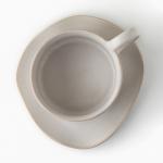 Чайная пара керамическая «Керамик», 2 предмета: кружка 220 мл, блюдце 13х13,6 см