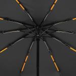 Зонт автоматический «Однотон», с фонарем, 3 сложения, 10 спиц, R = 51 см, цвет сиреневый