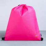 Мешок для обуви  болоньевый материал, цвет розовый, 30 х 40 см