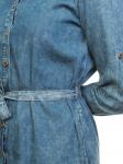 A62007 Рубашка джинсовая женская (100 % хлопок)