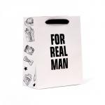 Пакет ламинированный «REAL MAN»,MS  18 * 23 * 10 см