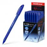 Ручка шариковая ErichKrause U-109 Stick&Grip Original 1.0, Ultra Glide Technology, цвет чернил синий (в коробке по 50 шт.)