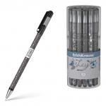 Ручка гелевая ErichKrause Frozen Beauty Stick 0.38, цвет чернил черный (в тубусе по 24 шт.)
