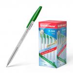 Ручка шариковая ErichKrause R-301 Stick Classic 1.0, цвет чернил зеленый (в коробке по 50 шт.)