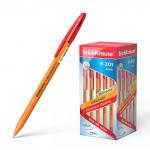 Ручка шариковая ErichKrause R-301 Stick Orange 0.7, цвет чернил красный (в коробке по 50 шт.)