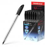 Ручка шариковая ErichKrause U-108 Stick Classic 1.0, Ultra Glide Technology, цвет чернил черный (в коробке по 50 шт.)