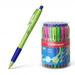 Ручка шариковая автоматическая ErichKrause JOY® Matic&Grip Neon 0.7, Super Glide Technology, цвет  чернил синий (в тубусе по 50 шт.)