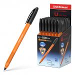 Ручка шариковая ErichKrause U-108 Stick Orange 1.0, Ultra Glide Technology, цвет чернил черный (в коробке по 50 шт.)
