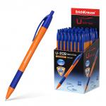 Ручка шариковая автоматическая ErichKrause U-209 Matic&Grip Orange 1.0, Ultra Glide Technology, цвет чернил синий (в коробке по 50 шт.)