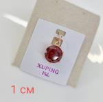 Кулон коллекция Xuping покрытие позолота вставка красный камень