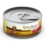 #(А) BioMenu SENSITIVE Консервы д/собак Перепелка 95% МЯСО, 100 гр*24 15%