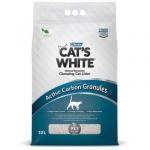 #(С)Наполнитель Cat''s White Active Carbon Granules 10л*8,55 кг комкующийся с гранулами активированного угля 30%