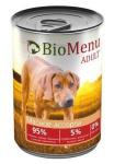 #(А) BioMenu ADULT Консервы д/собак Мясное ассорти 95% МЯСО, 410 гр*12 15%