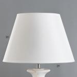 Настольная лампа "Фиона" Е27 40Вт белый 30х30х49 см RISALUX