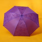 Зонт женский механический «Веточки», 8 спиц, d=95, цвет сиреневый