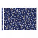 Harry Potter. Упаковочная бумага 700*1000 мм, 2  шт в рулоне (синяя)