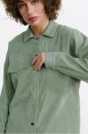 Женская вельветовая рубашка оверсайз на кнопках