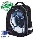 Ранец BRAUBERG KIDS STANDARD, 2 отделения, "Score ball", 3D панель, 36х28х14  см, 272037