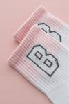 Детские носки стандарт Буква В комплект 1 пара Розовый