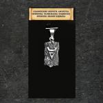 Славянский оберег "символ Велеса", 3,5 г, 31х15 мм, ушко 9х5  мм