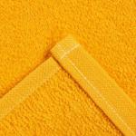 Набор махровых декоративных салфеток Этель "Вид 2" 30х30см-3шт, цвет жёлтый, 100% хлопок