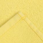 Набор махровых декоративных салфеток Этель "Вид 1" 30х30см-3шт, цвет желтый, 100% хлопок
