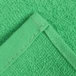 Набор махровых декоративных салфеток Этель "Вид 1" 30х30см-3шт, цвет зеленый, 100% хлопок