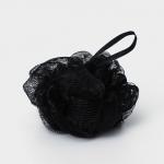 Мочалка - шар для тела CUPELLIA SPA, 30 гр, цвет чёрный