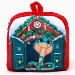 Рюкзак новогодний детский «Змея», 24х24 см, на новый год