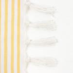 Полотенце пляжное Пештемаль, цв. оранжевый, 100*180 см, 100% хлопок, 180гр/м2