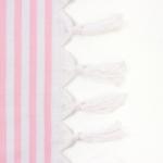 Полотенце пляжное Пештемаль, цв. розовый, 100*180 см, 100% хлопок, 180гр/м2