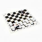 Шахматы - шашки "Время игры", настольная игра 2 в 1, 32х32 см