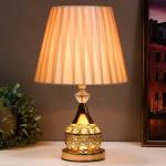 Настольная лампа "Флоренция" E27 40Вт золото 23х23х30 см RISALUX