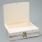 Коробка подарочная «Белая сказка », 31 х 24.5 х 8 см, Новый год