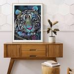 Картина по номерам «Радужный тигр», 40 * 50 см, 20 цветов