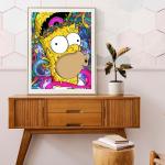 Картина по номерам «Гомер с пончиком», 40 * 50 см, 25 цветов