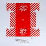 Коробка для капкейка «Подарок от Деда Мороза», 16 х 16 х 10 см, Новый год