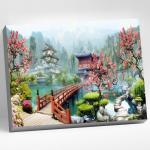 Картина по номерам «Японский пейзаж», 40 * 50 см, 28 цветов