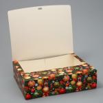 Коробка подарочная «Новогодние игрушки», 31 х 24.5 х 8 см, Новый год