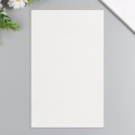 Лист для творчества иск.кожа "Масло. Матовый" белый лист 33х20 см толщина 0,74 мм