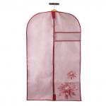 Чехол для одежды "Хризантема", Д1000 Ш600, розовый, бордовый, Handy Home UC-79