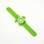 Часы наручные кварцевые детские "Черепашка", зелёные