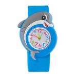 Часы наручные кварцевые детские "Дельфин", синие