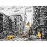 Картина по номерам на картоне «Жёлтый Нью-Йорк», 30 * 40 см, с акриловыми красками и кистями